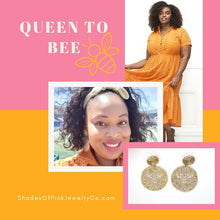 Load image into Gallery viewer, Bee Happy Statement Earrings
