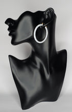 Load image into Gallery viewer, Marblesque Acrylic Hoop Earrings
