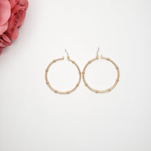 Load image into Gallery viewer, Chloe Studed Hoop Earrings
