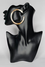 Load image into Gallery viewer, Mocha Cappuccino Statement Hoops
