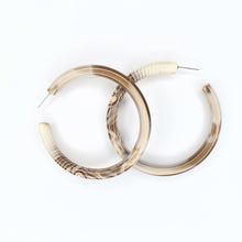 Load image into Gallery viewer, Mocha Cappuccino Statement Hoops
