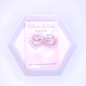 Avery Heart Studs