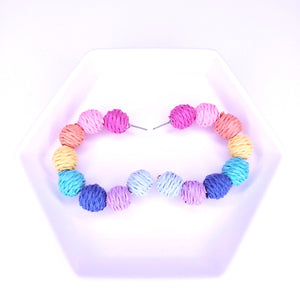 Colorful Vibes Hoop Earrings